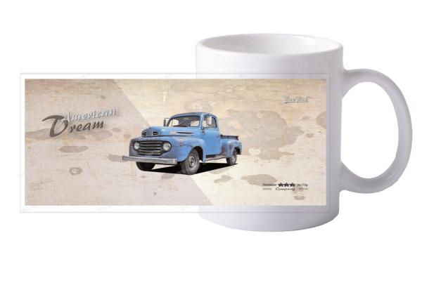 Keramiktasse mit Motiv von Pickup KTaPu2020-18